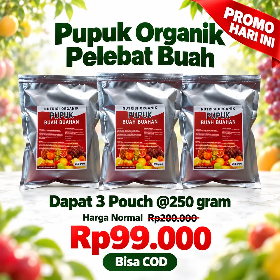 Pupuk Organik Pelebat Buah — promo