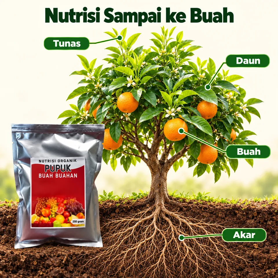 Kenalan dengan Pupuk Organik Pelebat Buah
